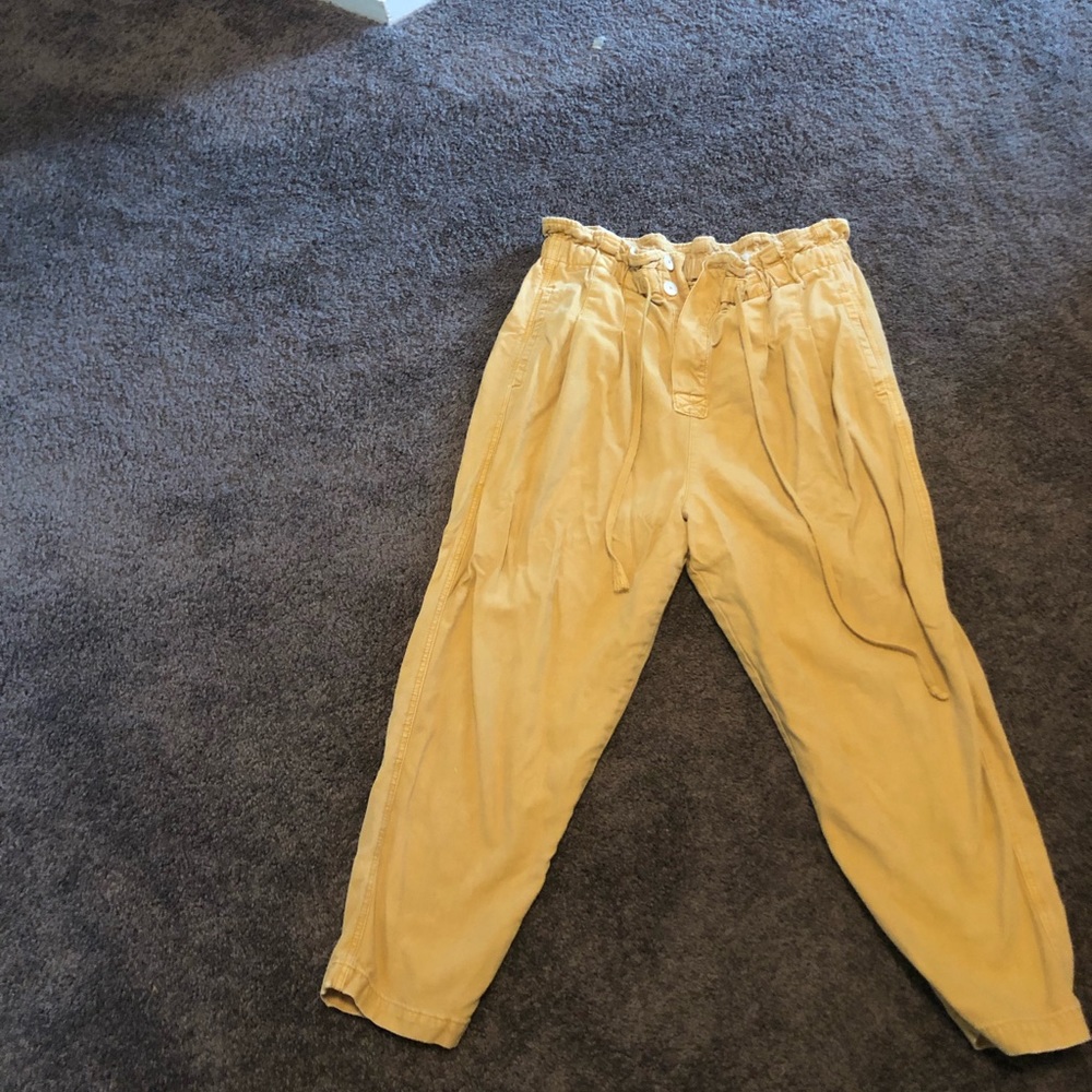 Free People L paperbag trousers